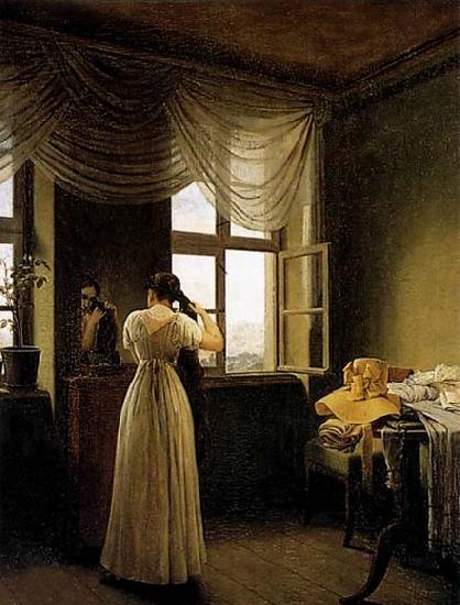 Georg Friedrich Kersting At the Mirror